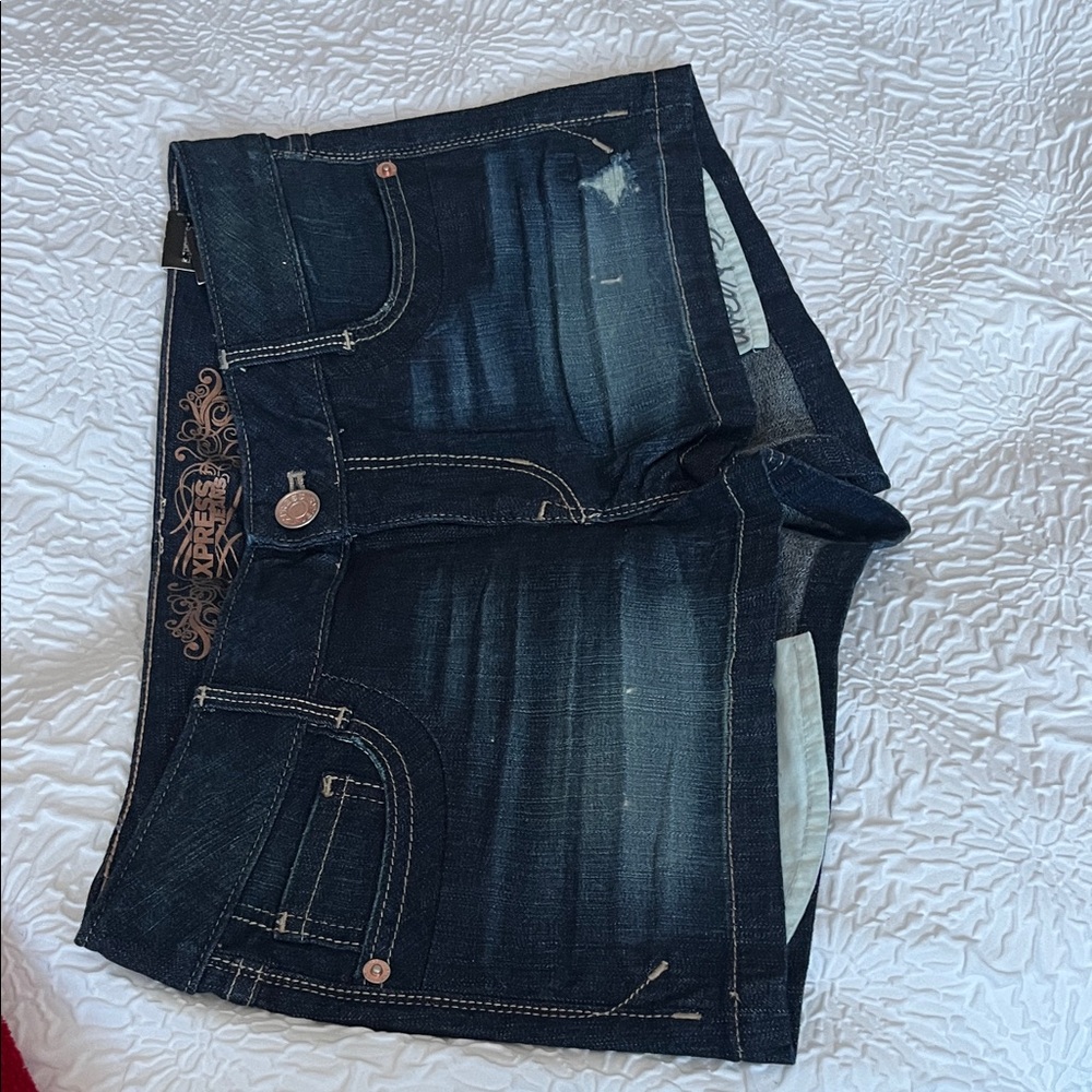 Express Dark Wash Women's Denim Shorts